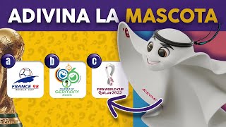 Adiviná TODAS las MASCOTAS de los MUNDIALES de FÚTBOL ⚽  TRIVIA COPA DEL MUNDO  🏆 [upl. by Stacee]