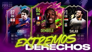 TOP 15 MEJORES EXTREMOS DERECHOS ED EN FIFA 22 ULTIMATE TEAM [upl. by Sutherland]