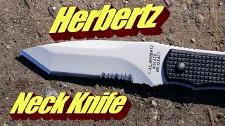 Herbertz Neck Knife mit Tanto Klinge [upl. by Eidassac]