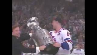 New York Rangers Win 1994 Stanley Cup CBC Broadcast [upl. by Ladnar411]