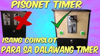 Pisonet Timer isang coinslot para sa dalawang Timer [upl. by Meekyh476]