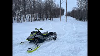 Copper harbor Brockway mountain 2023 backcountry XRS 850 [upl. by Behnken]