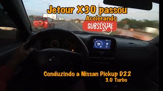 Toyota Hilux e Jetour X30 passaram acelerando [upl. by Senilec525]