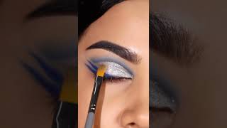 Eye Makeup Hack Using Fork And Spoon😍💙  shorts  Faces Canada [upl. by Fabyola]