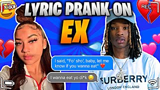 KING VON “CRAZY STORY” LYRIC PRANK ON EX 💔 MUST WATCH 🥴👀💦 [upl. by Celtic]