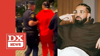 DRAKE Shares Unseen Footage of Being Detained By Swedish Police [upl. by Noell]