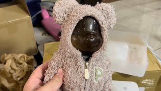 Unboxing Bearbrick X Gelato Pique Brown 400 [upl. by Hickie]