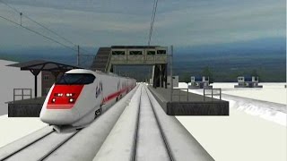 Railsim 前面展望 秋田新幹線こまちE3系 秋田～新花巻 盛岡連結・PVあり [upl. by Nahs]