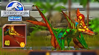 RHAMPHORHYNCHUS Max Level 40   Jurassic World The Game 25 [upl. by Temple]