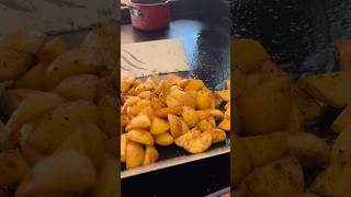 Papas 🥔 Griegas al Limon  A LA PLANCHA  shorts shortvideo [upl. by Alorac]