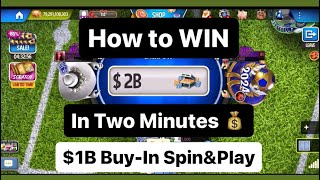 GOP3  How to win 2B In 2 minutes 1B BuyIn SpinampPlay [upl. by Ahern]