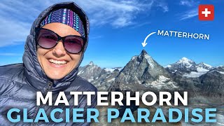 MATTERHORN GLACIER PARADISE  Things To Do In Zermatt Switzerland  Europe’s Highest Cable Car [upl. by Serene346]