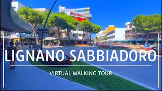 Lignano Sabbiadoro 4K ultra HD Summer Walk 2023 Italy 🇮🇹 [upl. by Leaper]