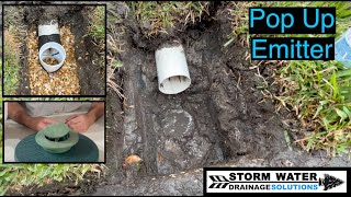 Pop Up Emitters  Yard Drainage Discharge  FDM [upl. by Quillon]