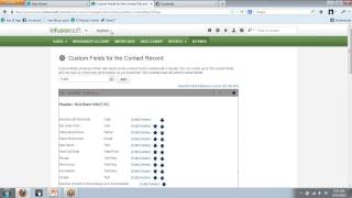 How To Create Custom Fields in Infusionsoft [upl. by Richard]
