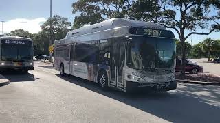 Broward County Transit Bus 7 Departure Pembroke Lakes Mall 2013 NABI 40LFW GEN III [upl. by Crean718]