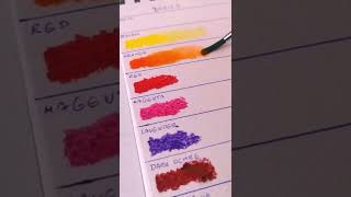 Art Philosophy watersoluble oil pastels are creamy bright and produce vivid colors SWATCHING [upl. by Garate]