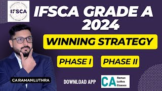 IFSCA Grade A 2024  Winning STRATEGY  PHASE 1 and Phase 2  How to prepare [upl. by Aerdnas]