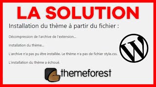 Comment résoudre le problème WordPress quotle thème n’a pas de fichier stylecssquot [upl. by Eerol]