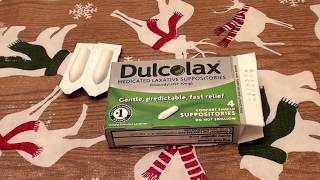 Dulcolax Medicated Laxative Suppositories CONSTIPATION RELIEF IS HERE [upl. by Glanti344]