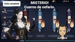 Misterios Guía completa MIR4 Cuerno de Nefario [upl. by Notgnilliw755]