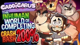 The Inhuman World of Completing Crash Bash 200  Caddicarus [upl. by Shandeigh]