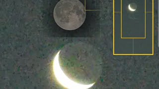 Uniqueness of the moon inside  very amazing zoomed  a must watch [upl. by Coucher162]