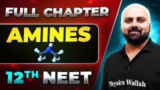 Amines FULL CHAPTER  Class 12th Organic Chemistry  Lakshya NEET [upl. by Nwahshar]