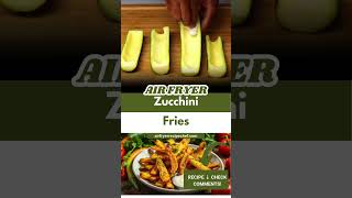 Air Fryer Zucchini Fries Keto  Easy LowCarb Snack [upl. by Innad693]