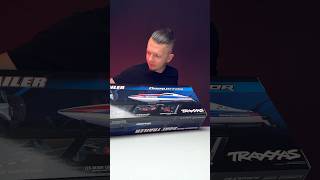 RC boat 4s Disruptor from Traxxas Tandem Axle boat trailer for Disruptor remotecontrol [upl. by Asusej]