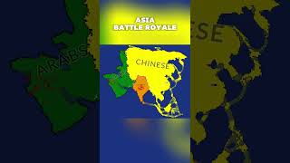 Asia Battle Royale countryballs war mapping asia [upl. by Aneerbas]