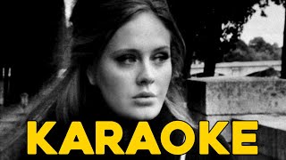 Adele  Someone Like You KARAOKE [upl. by Adiasteb39]