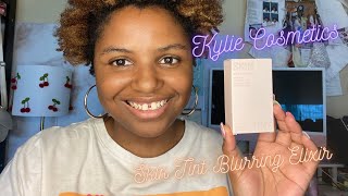 NEW  Kylie Cosmetics Kylie Skin Tint Blurring Elixir 8W On Brown Skin [upl. by Hennahane938]