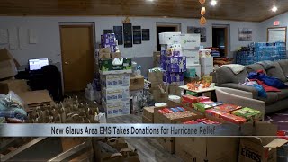 New Glarus Area EMS takes donations for hurricane relief [upl. by Isabel]