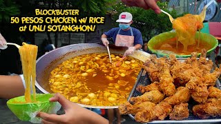 50 PESOS KANTO FRIED CHICKEN WITH UNLI SOTANGHON sa MANILA  SULIT NA KAINAN  KUYA DEX HD [upl. by Neelahtak]