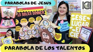 PARÁBOLA DE LOS TALENTOS  LAS PARABOLAS DE JESUS  CANCION MIS TALENTOS  CLASES ONLINE [upl. by Tiffa]