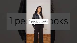 5 looks com apenas 1 peça A nossa Calça Preta em alfaiataria fresh é coringa na hora de se vestir [upl. by Legna130]