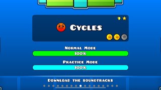 Cycles Level 9 Showcase  Geometry Dash [upl. by Emlyn]