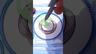 Stunning Spirograph Art Creating beautiful geometric patterns shorts spirograph [upl. by Kelwunn268]