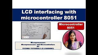 Unit 5 L13  LCD Interfacing with 8051 Microcontroller  LCD INTERFACING [upl. by Skolnik]