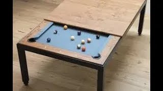 How to build a pool table from scratch in 5 mins TIMELAPSE [upl. by Nihcas219]