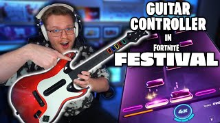 How to use a Guitar Controller in Fortnite Festival [upl. by Ohl]