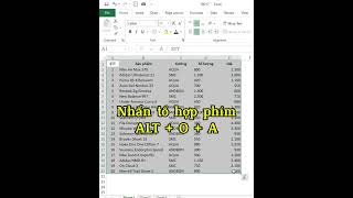 Cách tạo bảng siêu nhanh trong Excelexceltips exceltricks excel hocexcel tinhocvanphong [upl. by Solnit166]