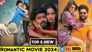 Love Story Movies 2024  Top 5 Best Rating South Indian Romantic Movies in Hindi  Filmy PRO Series [upl. by Hahcim]