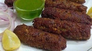 Lucknow Famous Kakori Seekh Kabab  Seekh Kabab recipe  Eid Ul adha Special Recipes [upl. by Ydolem36]