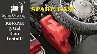 3 Gallon RotoPax Install on Ural and Review [upl. by Zischke]