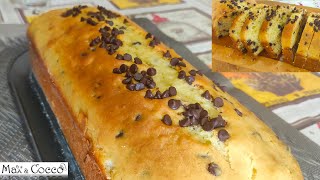 PLUMCAKE SOFFICE allo YOGURT e GOCCE di CIOCCOLATO  Ideale a Colazione [upl. by Joycelin635]