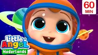 Baby John wil een astronaut worden  Kinderliedjes met Baby John  Little Angel Nederlands [upl. by Atekehs]