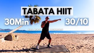 TABATA 30Min Full Body HIIT WORKOUT  Tabata 3010  Interval Training [upl. by Anyg]