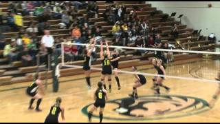 HS Volleyballl ClearbrookGonvick vs LOW  Lakeland News Sports  November 1 2011m4v [upl. by Lladnarc]